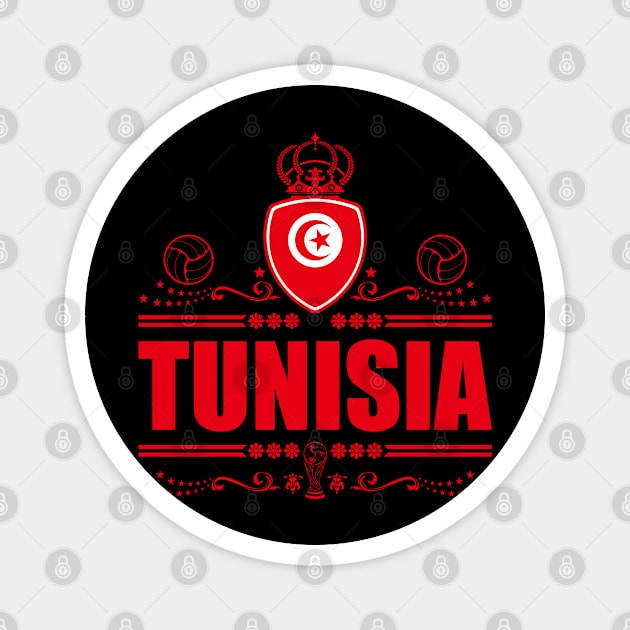 TUNISIA FOOTBALL GIFTS Magnet by VISUALUV